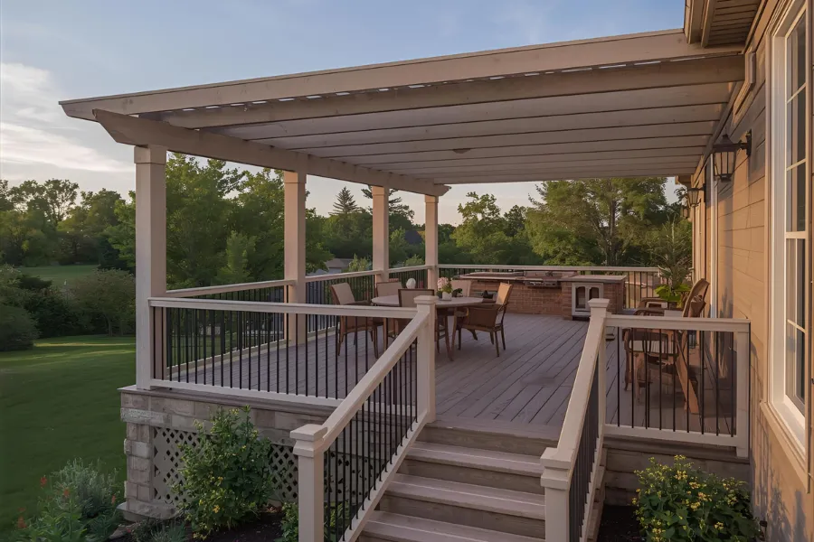 Front porch builders Sussex WI improving curb appeal with a welcoming entryway