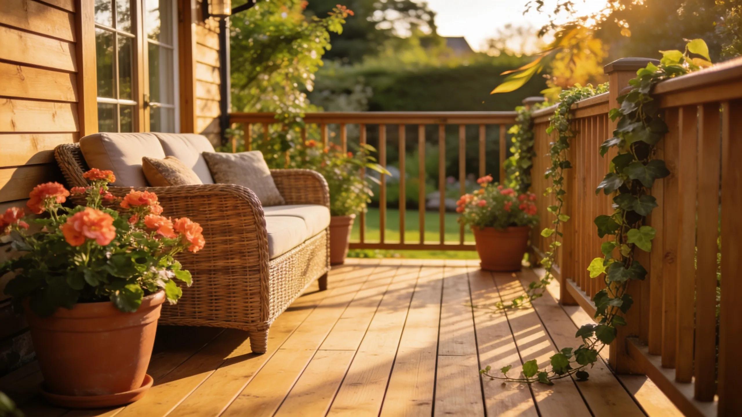 Durable and aesthetically pleasing hardwood decking installed by experienced Deck Construction Contractors.