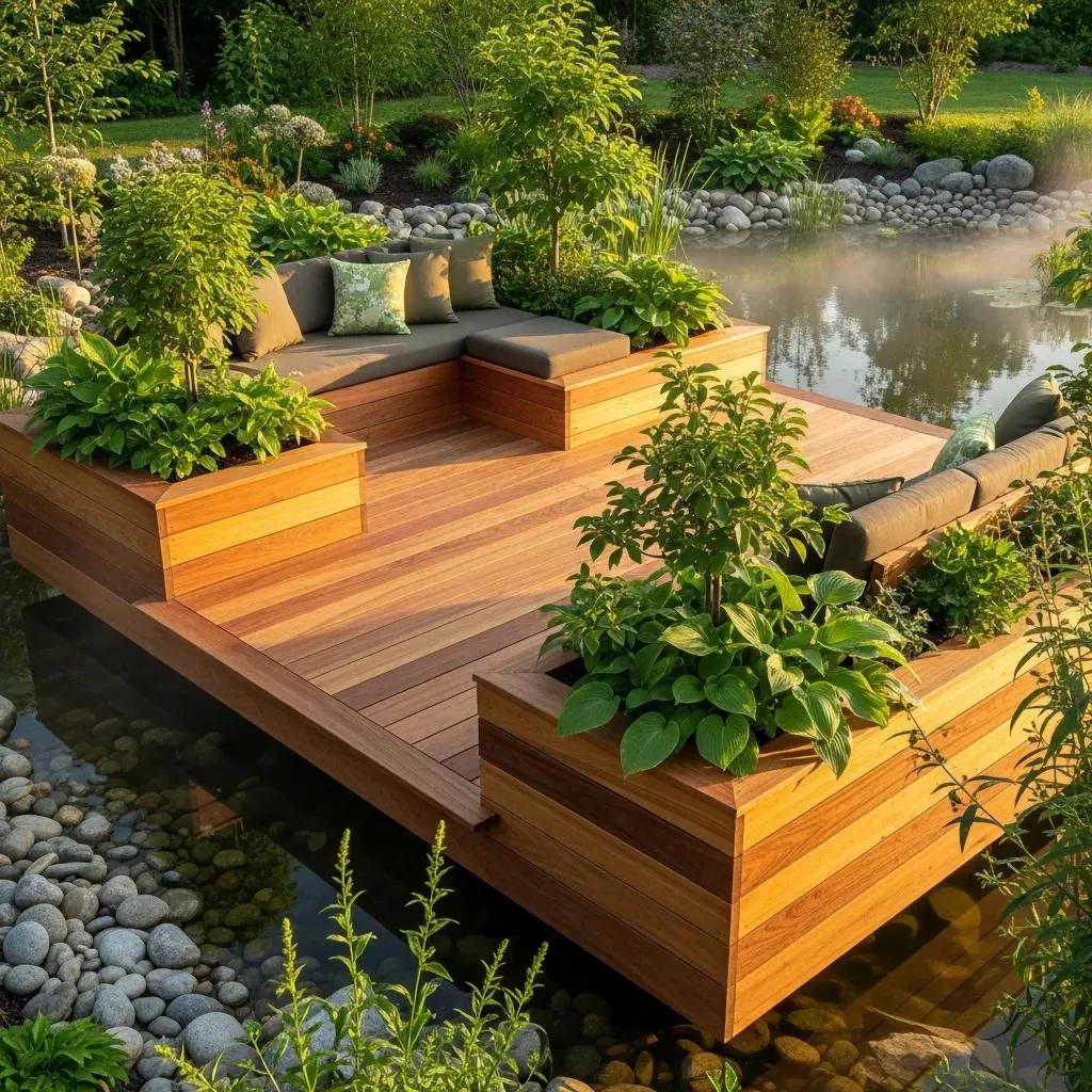 Licensed wood deck builders Sussex WI building a safe outdoor deck near Hartland