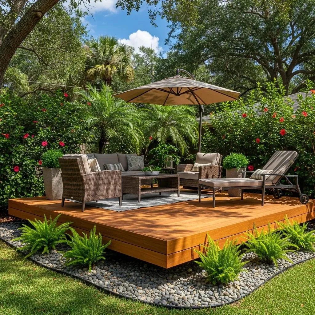 Wood deck builders Sussex WI creating a classic backyard deck near Pewaukee